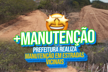 +Manutenção | Prefeitura realiza manutenção em estradas vicinais.