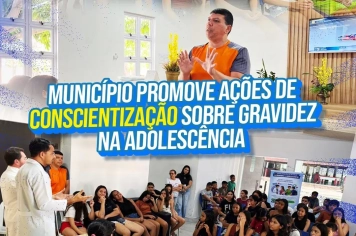 Prefeitura por meio da Secretaria Municipal de Saúde, realizaram uma palestra educativa com foco na conscientização sobre a gravidez na adolescência.