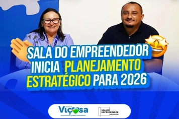 Sala do empreendedor inicia planejamento estratégico para 2026