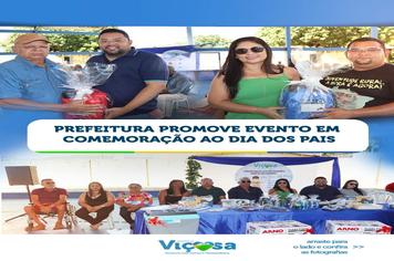 Prefeitura promove evento em comemoração ao dia dos Pais