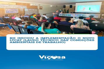 RH iniciou a implementação o Novo LTCAT 