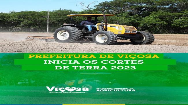 Prefeitura de Viçosa inicia os cortes de terra 2023