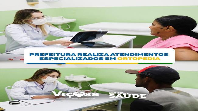 Prefeitura realiza atendimentos especializados em ortopedia